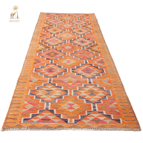 Kilim Vintage Turkish Runner